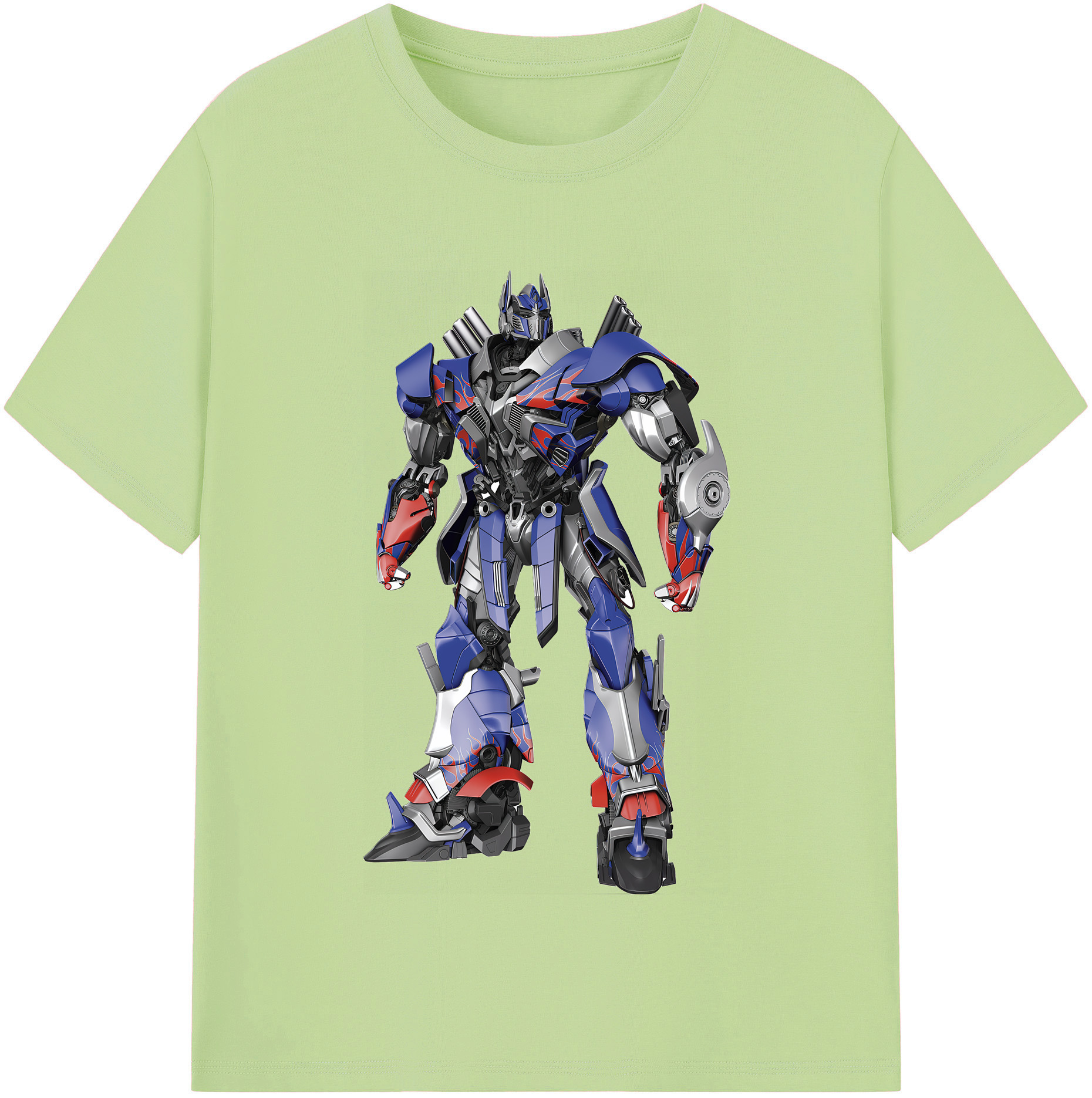 （画像用） Transformers トランスフォーマー 綿100％半袖Tシャツ（フロントプリント）